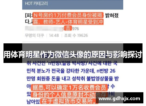 用体育明星作为微信头像的原因与影响探讨